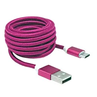 Sbox Usb-Micro Usb M/M 1.5M Usb-10315P Pitaya Pink  T-Mlx35549 0616320534004