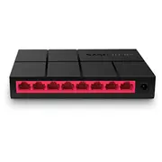 Serveru  - Citi piederumi Mercusys Switch Ms108G Unmanaged, Desktop, Power supply type External, Ethernet Lan Rj-45 ports 8 6935364099626