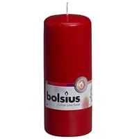 Svece stabs Bolsius sarkana 5.8X15Cm  647174 8711711371106