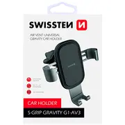 Swissten S-Grip G1-Av3 Metal Age Gravity 360 Universāls Auto Stiprinājums Gaisa Restei  S-Gripg1-Av3 8595217465084
