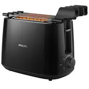Tosters Philips  Hd2583/90 Daily Collection Toaster, Black 8710103942214