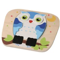 Wooden Owl puzzle E01.023.1.1 Jumini attīstoša rotaļlieta  0500030058 5907478649623
