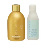 Gold keratin 250Ml and clarifying shampoo 150Ml