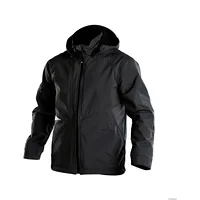 Softshell jaka ar kapuci melna/pelēka 280G/M² Gravity L