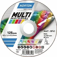 125X1.6X22Mm griež. disks Universal  Norton Multi Purpose