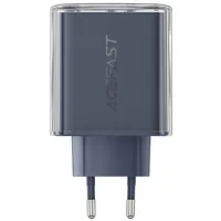 Acefast Wall charger A45, 2X Usb-C, 1Xusb-A, 65W Pd Grey A45 Noble Jade