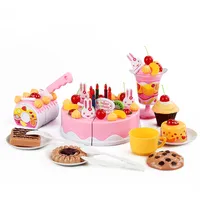 Dzimšanas dienas kūku griešanas virtuve 75 el. rozā Kx9745