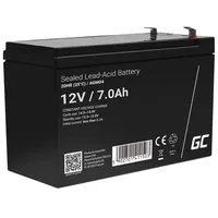 Green Cell Rechargeable battery Agm 12V 7Ah Maintenancefree for Ups Alarm Agm04
