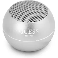 Guess Mini Bluetooth skaļrunis 3W 4H sudraba krāsā T-Mlx49744