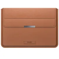 Invzi Leather Case / Cover with Stand Function for Macbook Pro/Air 13/14 Brown Ca118