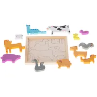 Koka puzles spēle,dzīvnieki Kx53131