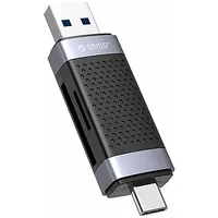 Orico Cd2D-Ac2-Bk-Ep Tf/Sd memory card reader, Usb  Usb-C Black