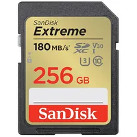 Sandisk Memory card Extreme Sdxc 256 Gb 180/130 Mb/S Uhs-I U3 Sdsdxvv-256G-Gncin