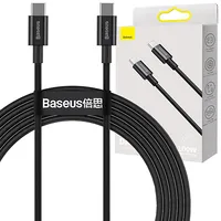 Baseus Superior sērijas kabelis no Usb-C līdz Usb-C, 100 W, 2 m Melns Catys-C01