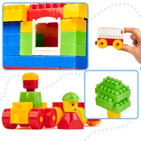 3D celtniecības plastmasas bloki/kluči bērniem 233El Kx4812
