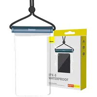 Baseus Waterproof phone case Aquaglide with Cylindrical Slide Lock Blue P60263701U03-00