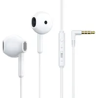 Joyroom Wired Earphones Jr-Ew05, Half in Ear White 10  4 pcs For Free 43713-Uniw