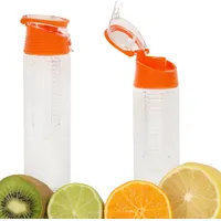 Ūdens pudele ar augļu ieliktni 800Ml apelsīns Kx43912