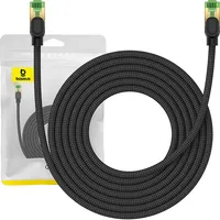 Baseus Braided network cable cat.8 Ethernet Rj45, 40Gbps, 5M Black B0013320C111-05