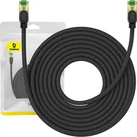 Baseus Braided network cable cat.8 Ethernet Rj45, 40Gbps, 10M Black B0013320C111-07
