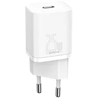 Baseus Wall charger Super Si Quick Charger 1C 25W White Ccsp020102