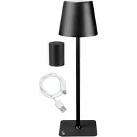 Beper P201Utp111,Uzlādējama galda lampa,melna T-Mlx55893