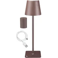 Beper P201Utp113,Uzlādējama galda lampa,Korten tērauds T-Mlx55895