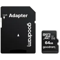 Goodram atmiņas karte microSD 64Gb M1Aa-0640R12