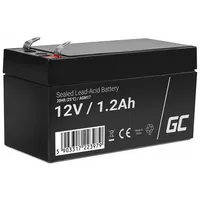 Green Cell Rechargeable battery Agm 12V 1.2Ah Maintenancefree for Ups Alarm Agm17