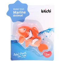 Oranža skrūvējama zivju vannas rotaļlieta Kx6946