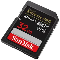 Sandisk Memory card Extreme Pro Sdhc 32Gb 100/90 Mb/S Uhs-I U3 Sdsdxxo-032G-Gn4In