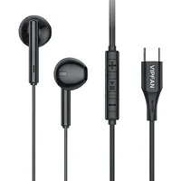 Vipfan Wired in-ear headphones M18, Usb-C Black