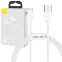Baseus Superior sērijas Usb kabelis uz Lightning, 2,4 A, 1 m Balts Calys-A02
