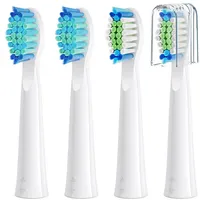 Bitvae Toothbrush tips D2 White Bv  4Pcs