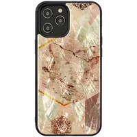 iKins case for Apple iPhone 12/12 Pro pink marble T-Mlx43558