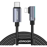 Joyroom Cable S-Cl020A17 20W Usb C to Lightning Angle / 1,2M Black 1.2M Bl