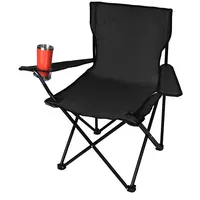 Melns makšķerēšanas krēsls/zvejnieku krēsls K8001 8001-Uniw