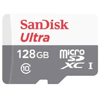 Sandisk atmiņas karte Ultra Android microSDXC 128Gb 100Mb/S Class 10 Uhs-I Sdsqunr-128G-Gn6Mn