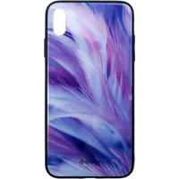 Tellur Cover Glass print for iPhone Xs Max feather T-Mlx38376