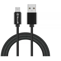 Tellur Data cable, Usb to Micro Usb, Nylon Braided, 1M black T-Mlx38481