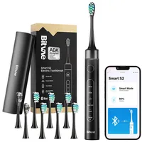Bitvae Sonic toothbrush with app, tips set and travel etui S2 Black BlackHeadsCase