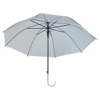 Caurspīdīgs,Balts lietussargs 13006-Uniw