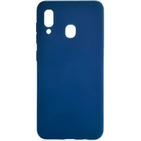 Evelatus Samsung A20 Silicon Case Dark Blue T-Mlx50576