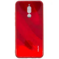 Evelatus Xiaomi Redmi 8 Water Ripple Full Color Electroplating Tempered Glass Case Red T-Mlx51471