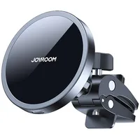 Joyroom Car Grille Holder Jr-Zs240 with Qi Inductive Charger Black Air Vent
