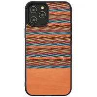 ManWood case for iPhone 12/12 Pro browny check black T-Mlx44645
