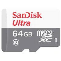 Sandisk atmiņas karte Ultra Android microSDXC 64Gb 100Mb/S Class 10 Uhs-I Sdsqunr-064G-Gn3Mn