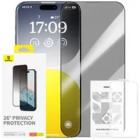 Baseus Privacy Protection Tempered Glass Diamond iPhone 15 Plus P60057405203-02