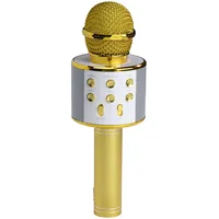 Denver Kms-20Gmk2 - Bezvadu Bluetooth karaoke mikrofons, skaļrunis Gold T-Mlx56015