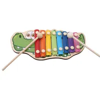 Krāsains koka cimblis bērnu - krokodils Kx7282